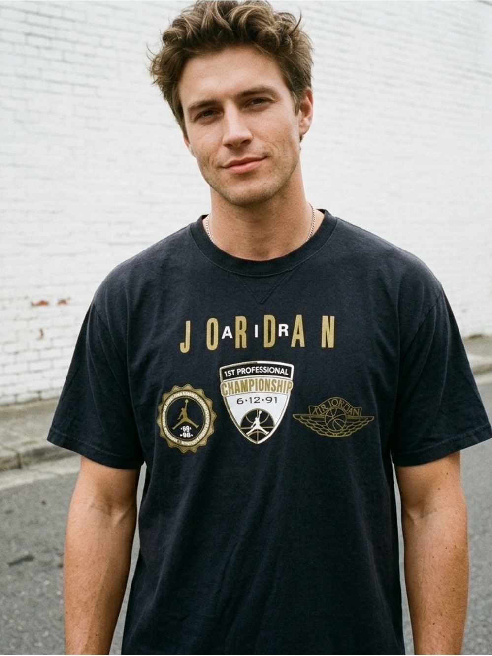 Air Jordan Jumpman Michael Jordan 1st Pro Championship 91 Men’s T-Shirt XXL